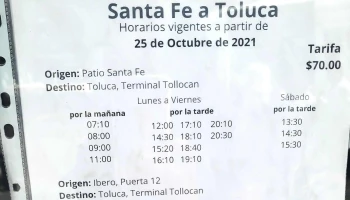 Taquilla Caminante Santa Fe - Álvaro Obregón, Ciudad De México