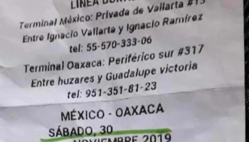 Terminal Linea Dorada - Oaxaca De Juárez