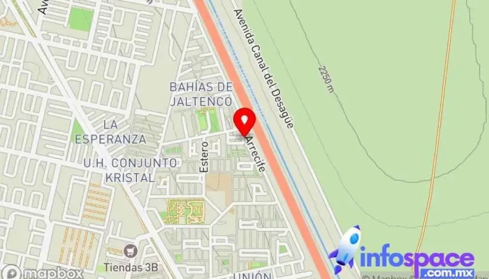 mapa de 047  en Alborada Jaltenco