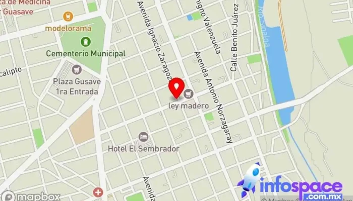 mapa de Acor Consultores Consultora de administración empresarial en Guasave
