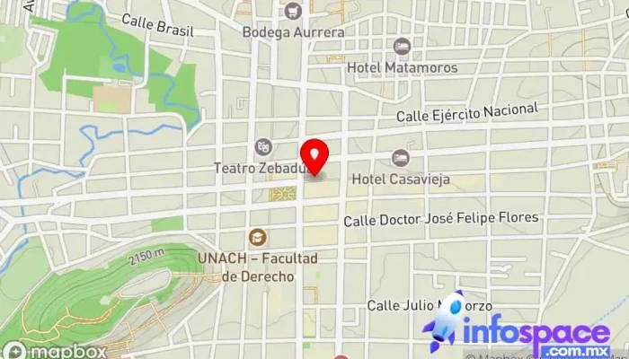 mapa de ADO Express - San Cristóbal de lass Casas, centro Agencia expendedora de billetes de autobús en San Cristóbal de las Casas