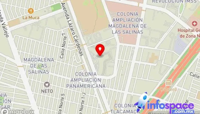 mapa de ADO Empresa de autobuses en Gustavo A. Madero, Ciudad de México