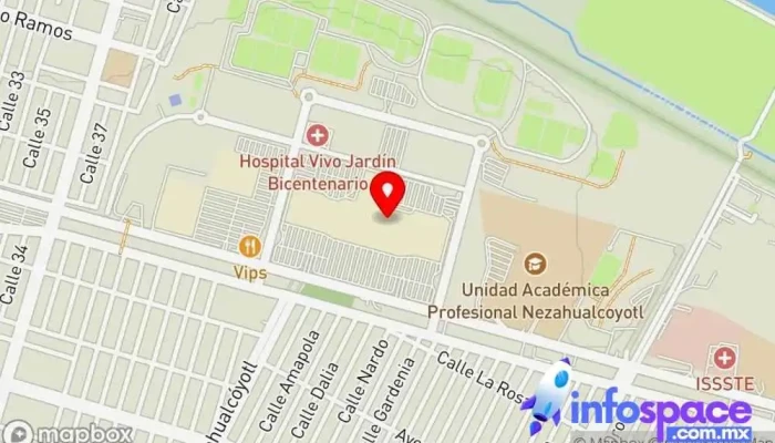 mapa de ADO Plaza Jardin Agencia expendedora de billetes de autobús, Agencia de viajes en Valle de Chalco Solidaridad