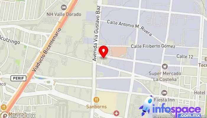 mapa de ADO TLALNEPANTLA Servicio de transporte en Tlalnepantla