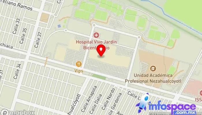 mapa de ADO Venta de Boletos Servicio de transporte en Cdad. Nezahualcóyotl