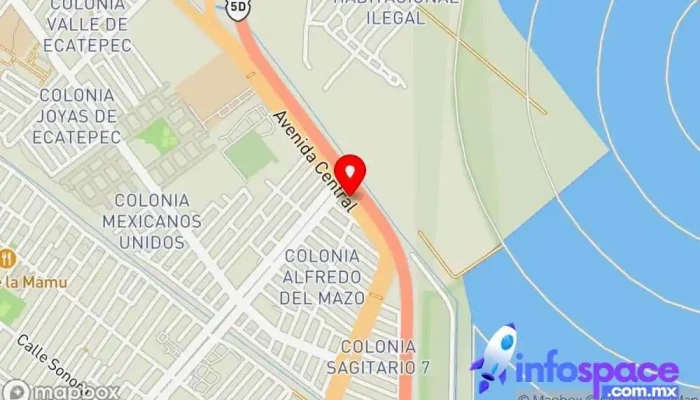 mapa de Adolfo López Mateos  en Ecatepec de Morelos
