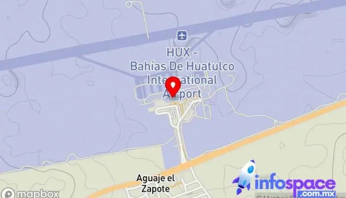 mapa de Aeropuerto Internacional Bahías de Huatulco Aeropuerto internacional en Santa María Huatulco