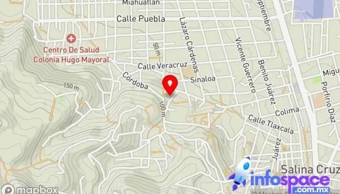 mapa de Agencia Dinno Servicio de marketing por Internet en Salina Cruz
