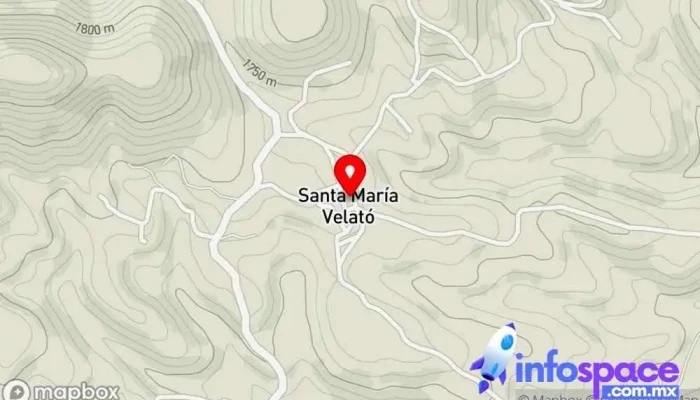 mapa de Agencia Municipal Santa María Velató Escuela en Oaxaca