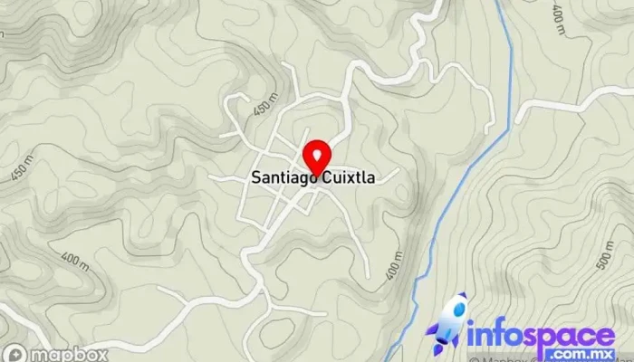 mapa de AGENCIA MUNICIPAL SANTIAGO CUIXTLA NOP. JUQ. OAX. Centro comunitario en Santos Reyes Nopala