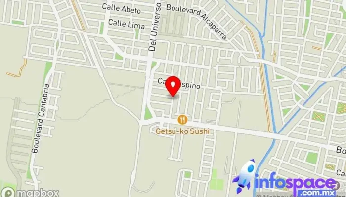 mapa de Agencia web site Soporte y servicios informáticos en Culiacán Rosales