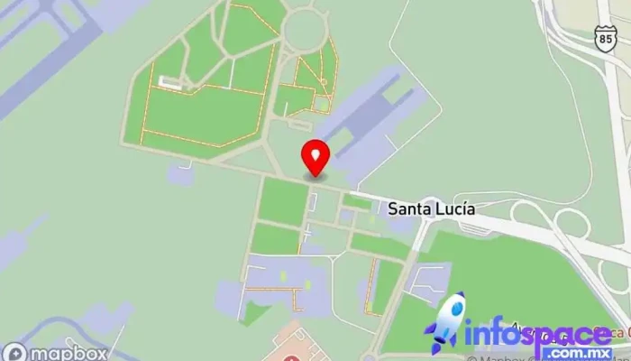 mapa de AIFA Terminal de Helicópteros Helipuerto en Zumpango de Ocampo