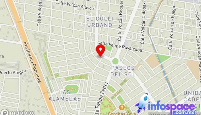 mapa de Alcofin - PTK Consulting Consultora informática, Empresa de software en Zapopan