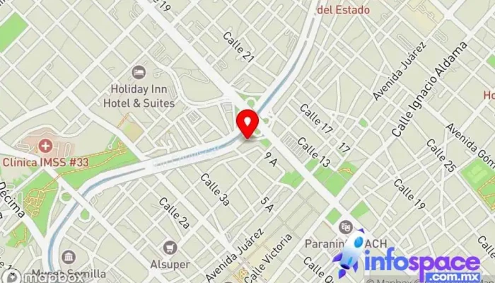 mapa de Aldamenses Servicio de transporte en Chihuahua