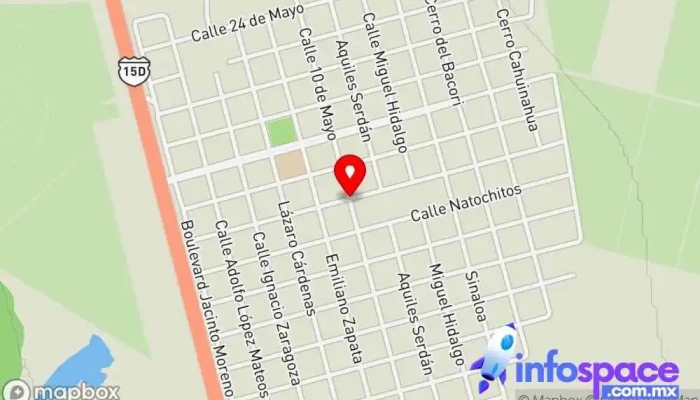mapa de Alfonso G. Calderón  en Alfonso G. Calderón