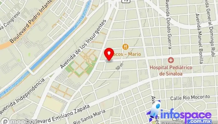 mapa de AMTERN Asesor fiscal en Culiacán Rosales