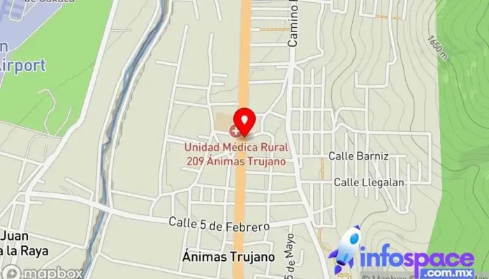 mapa de Animas Trujano - Hidalgo Bus stop en Ánimas Trujano