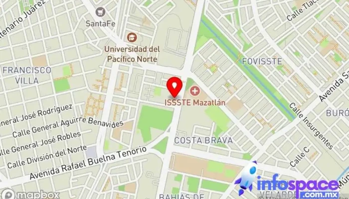 mapa de Apolo Platinum Empresa de autobuses en Mazatlán