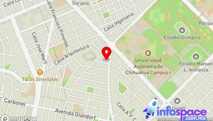 mapa de ARAB Consultores Consultora de administración empresarial en Chihuahua