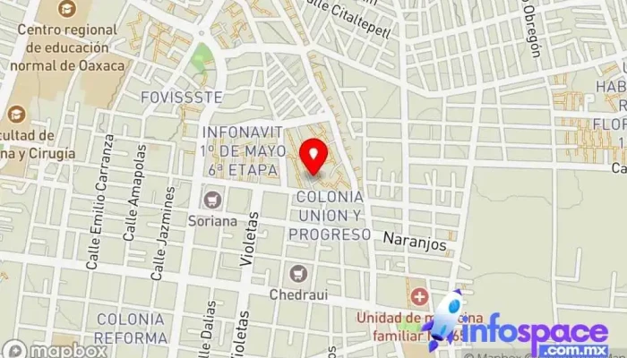 mapa de ARCADI CONSULTORES ESPECIALIZADOS Asesor fiscal en Oaxaca de Juárez