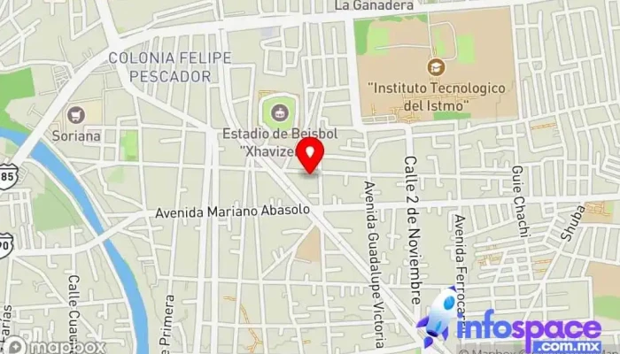 mapa de Asesoria Computacional Asesor educativo en Juchitán de Zaragoza