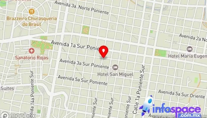 mapa de Asesoría Informática Empresarial Asesor, Consultora informática en Tuxtla Gutiérrez