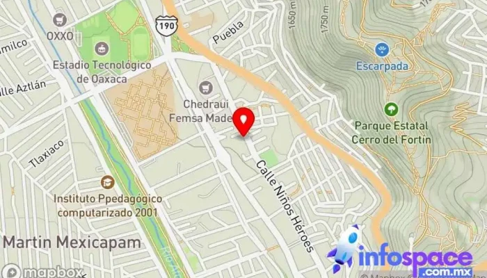mapa de Asesoría Integral de Nutrición Nutricionista en Oaxaca de Juárez