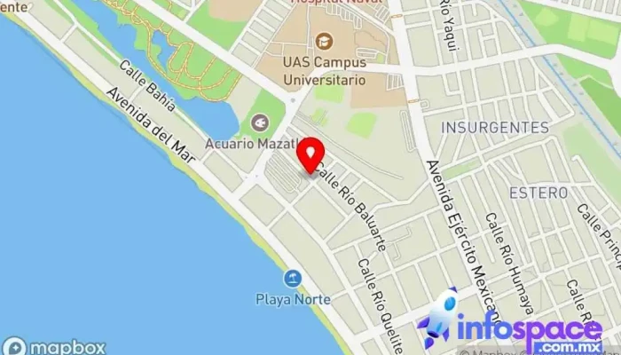 mapa de Asesoria Jurídica Abogado en Mazatlán