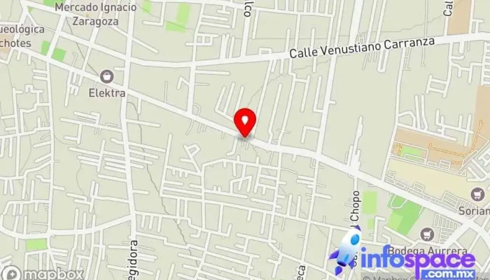 mapa de Asesoría Jurídica y Fianzas & Centro de Copiado Internet Servicio de fianzas, Proveedor de servicios de asistencia jurídica en Chimalhuacán