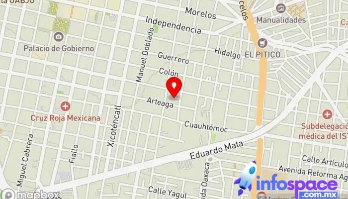 mapa de Asesoría y Soporte Técnico de Oaxaca Soporte y servicios informáticos en Oaxaca de Juárez