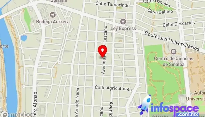mapa de Asesorías Digitales manager Consultora informática en Culiacán Rosales