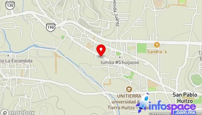 mapa de Asesorías y Regularización Ramanujan Escuela en San Pablo Huitzo