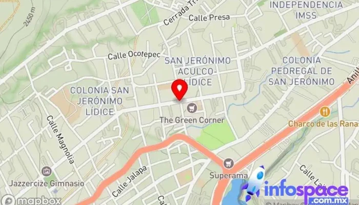 mapa de ASP Consulting Mx Consultora informática en La Magdalena Contreras, Ciudad de México