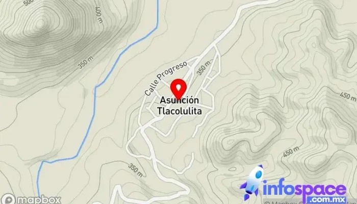 mapa de Asuncion Tlacolulita Clínica ambulatoria en Magdalena Tequisistlán