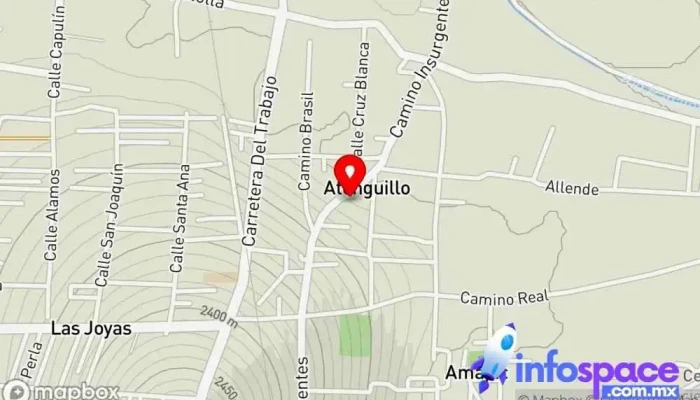 mapa de Atenguillo  en Atenguillo