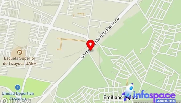 mapa de Attac Empresa de autobuses en Emiliano Zapata