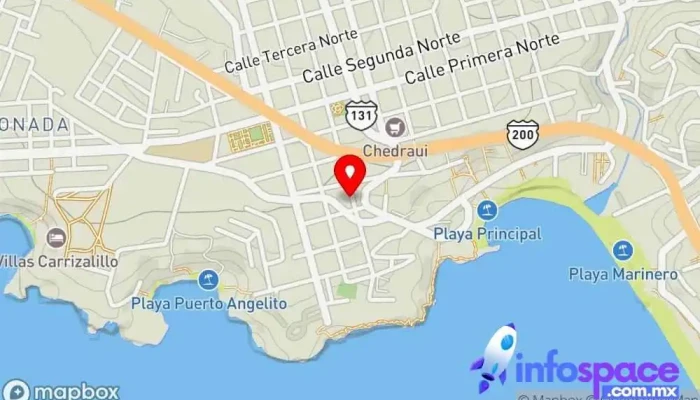mapa de ATTORNEYS AT LAW Bufete en Puerto Escondido