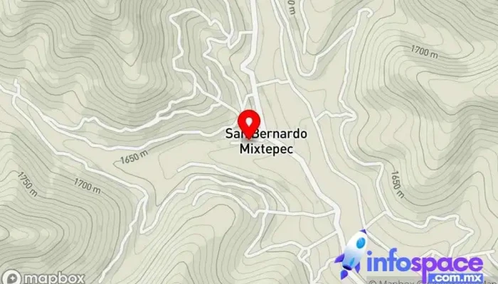 mapa de Autentico Oaxaca Diseñador gráfico en San Bernardo Mixtepec