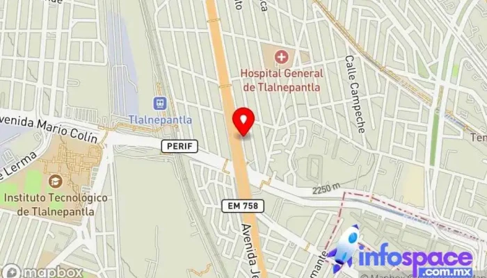 mapa de AUTOBUSES ESTRELLA BLANCA Servicio de transporte en Ciudad de México