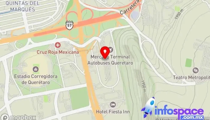 mapa de Autobuses Estrella Blanca Querétaro Servicio de transporte, Empresa de autobuses en Santiago de Querétaro