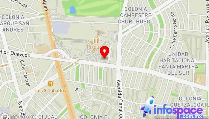 mapa de Autobuses ETN Turistar en Terminal del Sur, CDMX Empresa de autobuses, Agencia expendedora de billetes de autobús, Servicio de mensajería, Servicio de transporte, Empresa de transporte por camión en Coyoacán, Ciudad de México