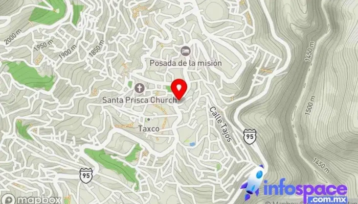 mapa de Autobuses Futura: Estrella Blanca Servicio de transporte, Empresa de autobuses en Taxco de Alarcón
