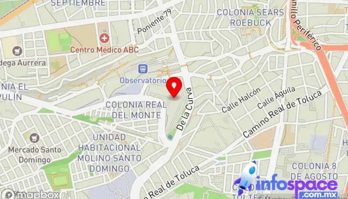 mapa de Autobuses México Toluca Zinacantepec y Ramales Servicio de transporte en Álvaro Obregón, Ciudad de México