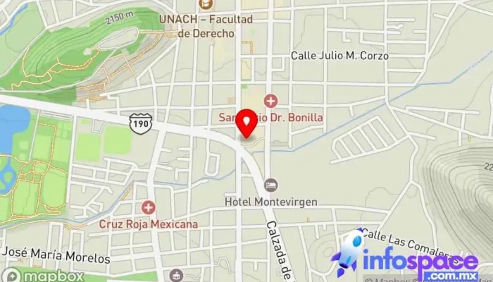 mapa de Autobuses OCC [Terminal San Cristóbal De Las Casas] Empresa de autobuses, Servicio de transporte en San Cristóbal de las Casas