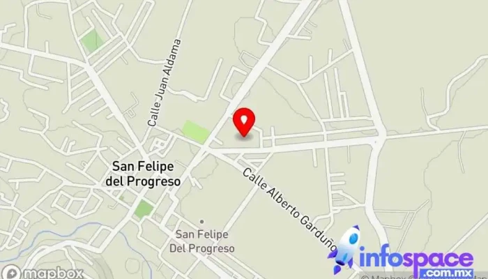 mapa de Autobuses PEGASSO Empresa de autobuses en San Felipe del Progreso