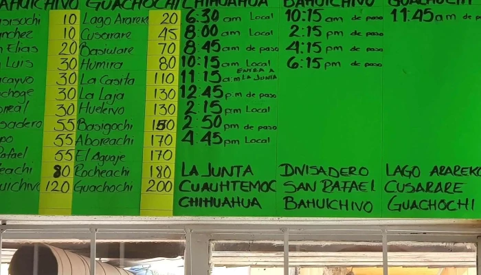 Autobuses Rapidos Cuauhtemoc Creel Comentarios - Creel