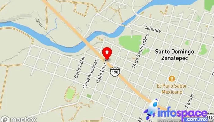mapa de Autobuses tla titanium Oficinas de empresa en Santo Domingo Zanatepec