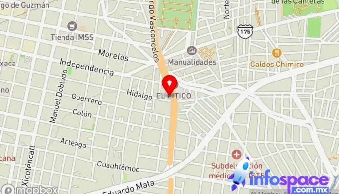 mapa de Autobuses TLA Titanium [Terminal Oaxaca] Empresa de autobuses en Oaxaca de Juárez