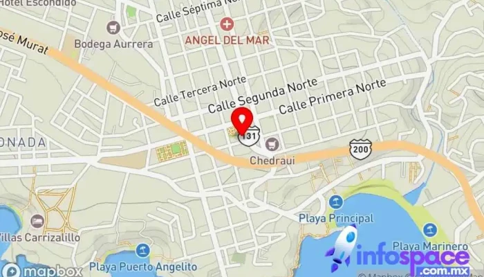 mapa de Autotransporte a Oaxaca 