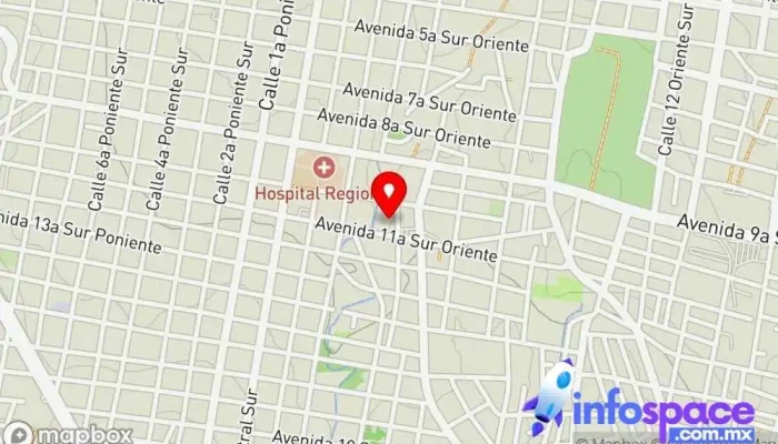 mapa de Autotransportes AVISA [Terminal Tuxtla] Servicio de transporte, Empresa de autobuses en Tuxtla Gutiérrez